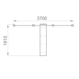 Спортивный комплекс Start Line Fitness № 16 (турник, турник для отжимания, скамья наклонная) 7016