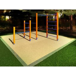 Спортивный комплекс Start Line Fitness № 4 (шведская стенка, турник, брусья, турник для отжимания) 7004