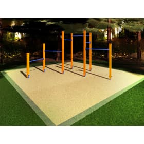 Спортивный комплекс Start Line Fitness № 5 (турник для отжимания, 5 турников разной высоты) 7005