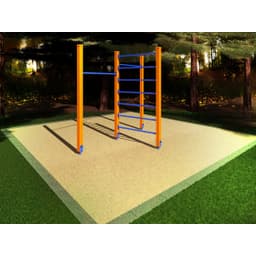 Спортивный комплекс Start Line Fitness № 7 (2 турника разной высоты, шведская стенка) 7007