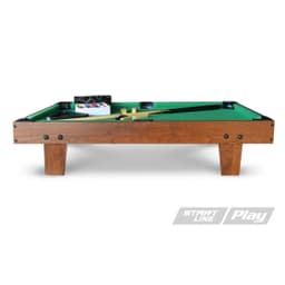 Стол бильярдный Start Line Play "Настольный SLP" 910 х 500 х 200 мм, МДФ универсальный дизайн и качественная отделка. В комплект входят: 1 набор шаров, 2 кия, 2 мела, 1 треугольник. SLP3620-2