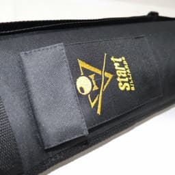 Чехол для 1 кия, мягкий, торцевая застёжка, лямка, (чёрный, синий) ЧхК1.1.10