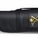 Чехол для 1 кия, мягкий, торцевая застёжка, лямка, (чёрный, синий) ЧхК1.1.10