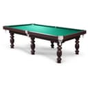 Стол бильярдный Start Line Play "Домашний" (6 ног) 8ф ПУЛ / РП (2240 мм х1120мм) берёза/сосна/МДФ, сукно "Euro Pro 30" ш1,98м Yellow green Дм8.БрСн