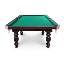 Стол бильярдный Start Line Play "Домашний" (6 ног) 8ф ПУЛ / РП (2240 мм х1120мм) берёза/сосна/МДФ, сукно "Euro Pro 30" ш1,98м Yellow green Дм8.БрСн