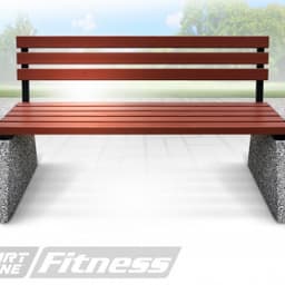 Уличная скамья со спинкой Start Line Fitness «Проспект»