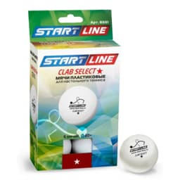 Мячи для настольного тенниса Start line Club Select 1* New 8331