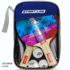 Набор аксессуаров Start Line 2 ракетки HOME, 3 мяча Club Select,сетка с креплением, упаковка блистер 12202Р40