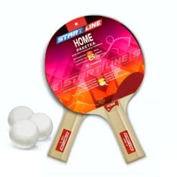 Набор аксессуаров Start Line 2 ракетки HOME, 3 мяча Club Select, сетка с креплением, упаковка блистер 12102