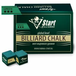 Мел Startbilliards 3 звезды зеленый (144 шт. качества А) SB2019_14