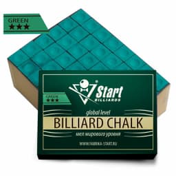 Мел Startbilliards 3 звезды зеленый (144 шт. качества А) SB2019_14