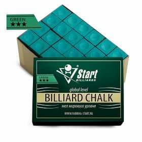 Мел Startbilliards 3 звезды зеленый (72 шт. качества А) SB2019_8