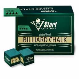 Мел Startbilliards 4 звезды зеленый (72 шт. качества 5А) SB2019_10