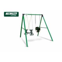 Качели SLP SYSTEMS 2 секции + качеля с фиксацией зеленая + сиденье двойное slpmk2-121-108