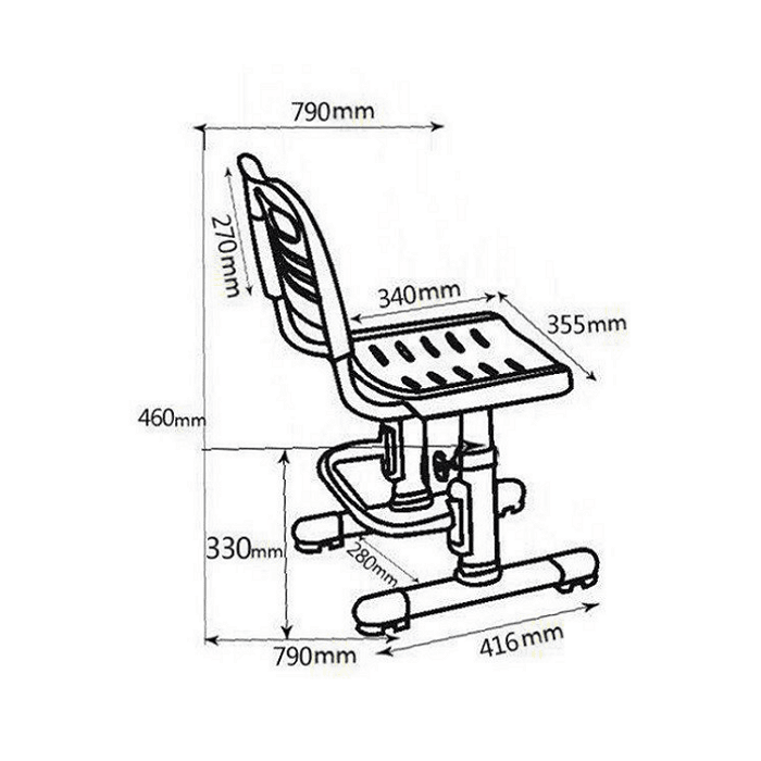 Детский стульчик FunDesk SST3 Grey (арт.515463)
