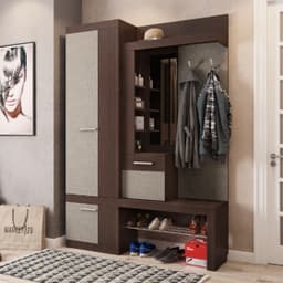 Прихожая Алекс (1 500х354х2 116) венге/скала