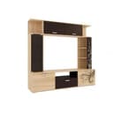 Мини-стенка Ника (1 548х383х1 486) CTV-007 дуб сонома/венге