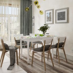 Стол обеденный "Экстра 1" (1 000х600х745) КМ-0210 белый/ВеснаКМ-0210.1697