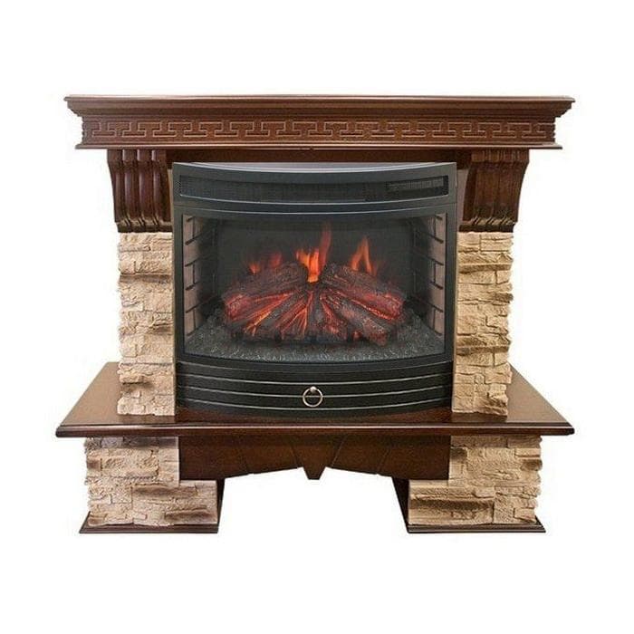 Комплект Real Flame портал Rockland 25/25.5 AO с очагом Firefield 25