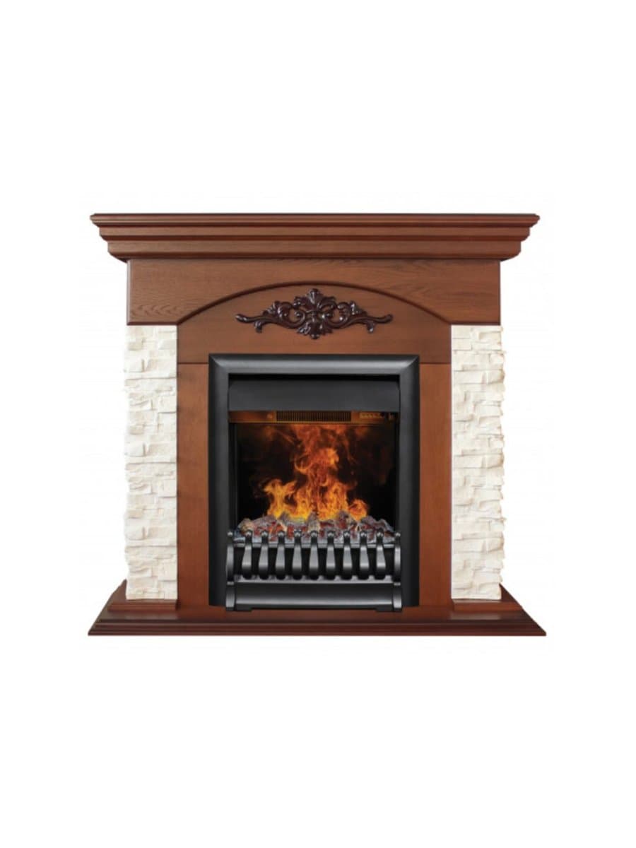Комплект Real Flame портал Neapolis STD NT с очагом Oregan