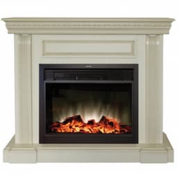 Комплект Real Flame портал Country 26 WT с очагом Moonblaze Deluxe Black/Brass
