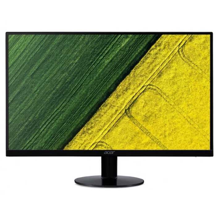 Монитор ACER 23,8" LED LCD AH-IPS SA240YAbi, FHD ,1920x1080,75Hz,H178°/V178°,HDMI+VGA,Audiojack, Black
