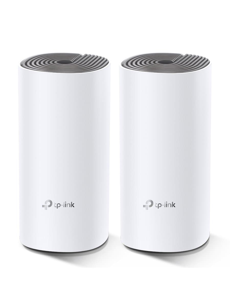 Mesh Wi-Fi система TP-LINK Deco E4(2-pack) AC1200 двухдиапазонный 800 Мбит/с 2x LAN+WAN/1Гбит