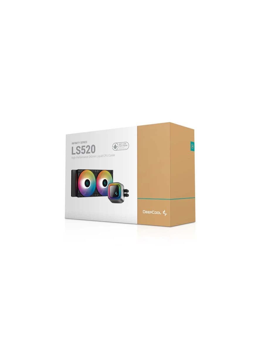 Система жидкого охлаждения DeepCool LS520 Black 2x120mm Fan A-RGB LED LGA1700/1200/115X AMD AM4/AM5