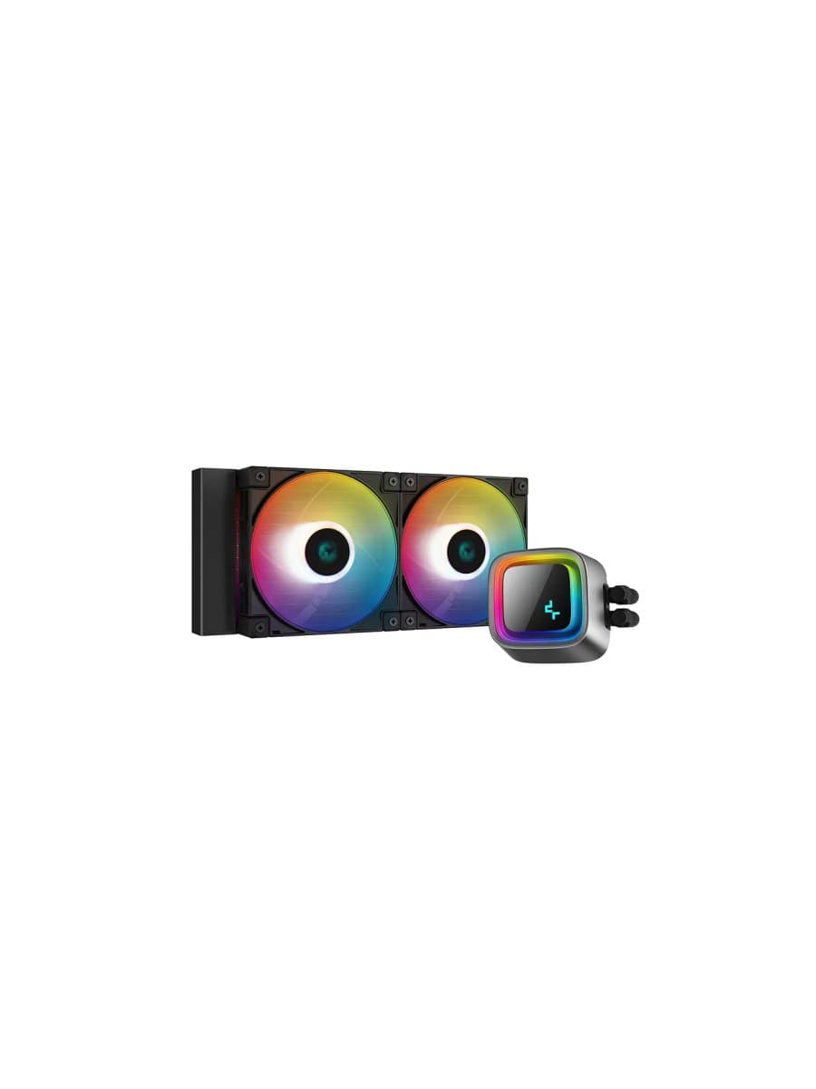 Система жидкого охлаждения DeepCool LS520 Black 2x120mm Fan A-RGB LED LGA1700/1200/115X AMD AM4/AM5