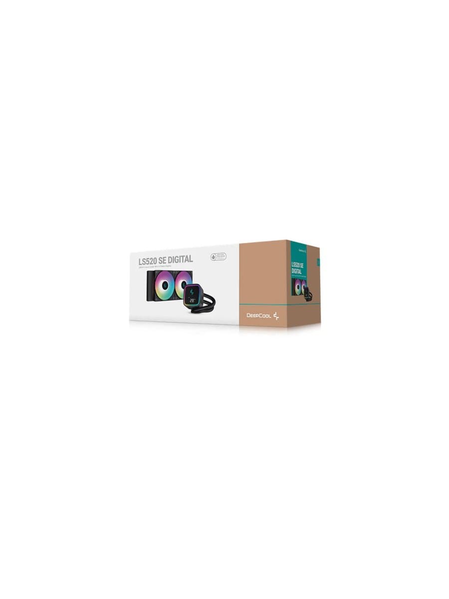 Система жидкого охлаждения DeepCool LS520 SE DIGITAL Black 2x120mm Fan A-RGB LED LGA1700/1200/115X AMD AM4/AM5