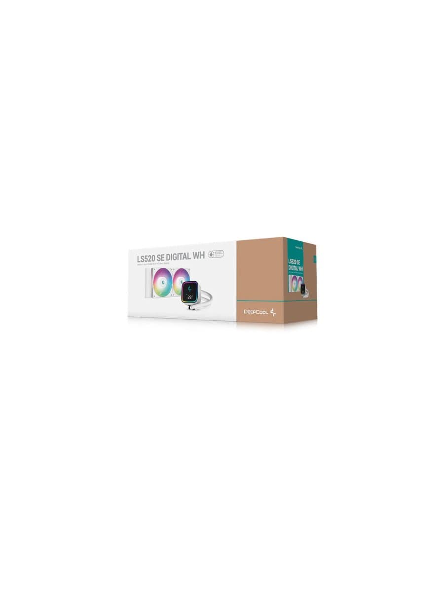 Система жидкого охлаждения DeepCool LS520 SE DIGITAL WH 2x120mm Fan A-RGB LED LGA1700/1200/115X AMD AM4/AM5