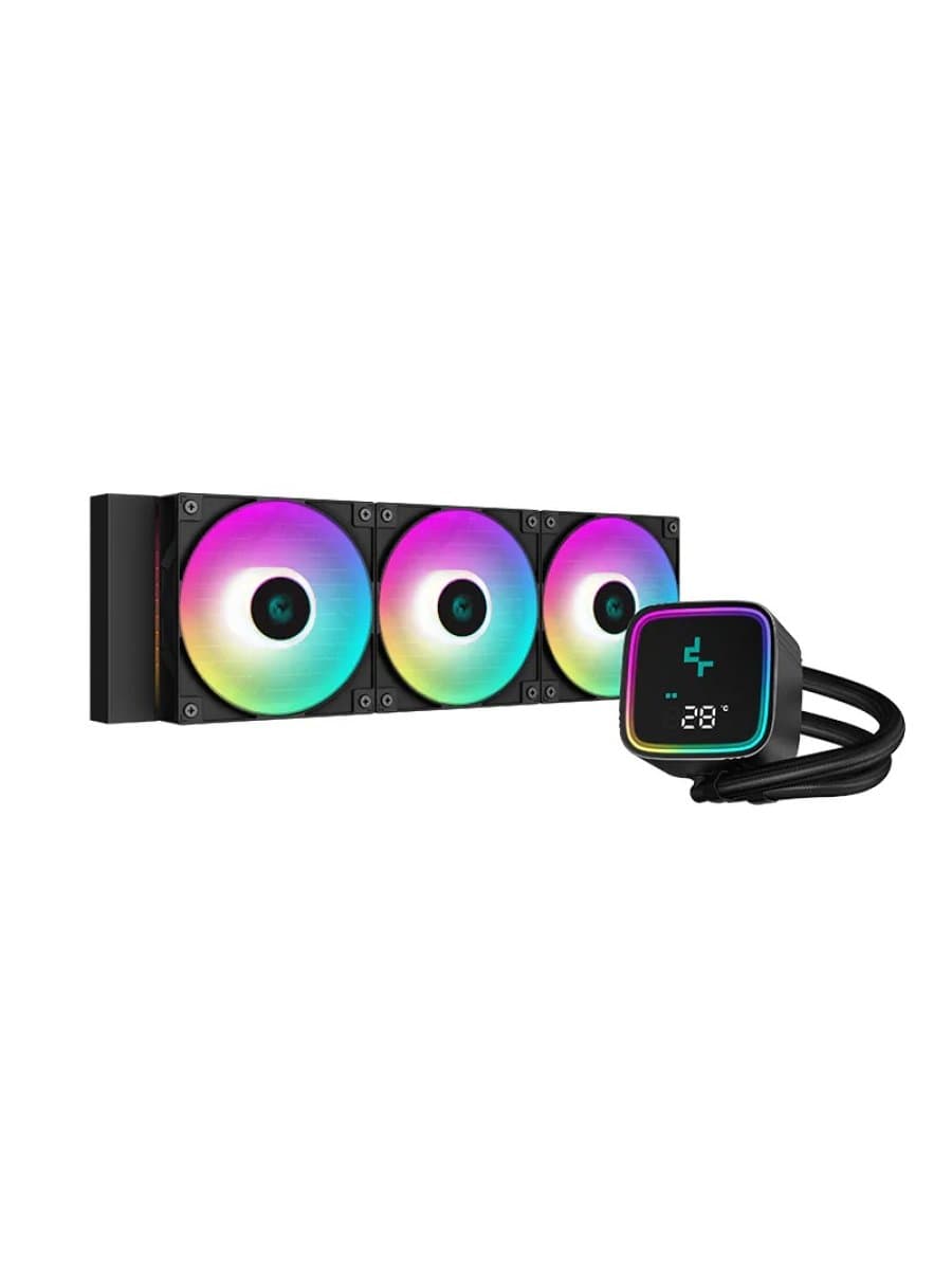 Система жидкого охлаждения DeepCool LS720 SE DIGITAL Black 3x120mm Fan A-RGB LED LGA1700/1200/115X AMD AM4/AM5