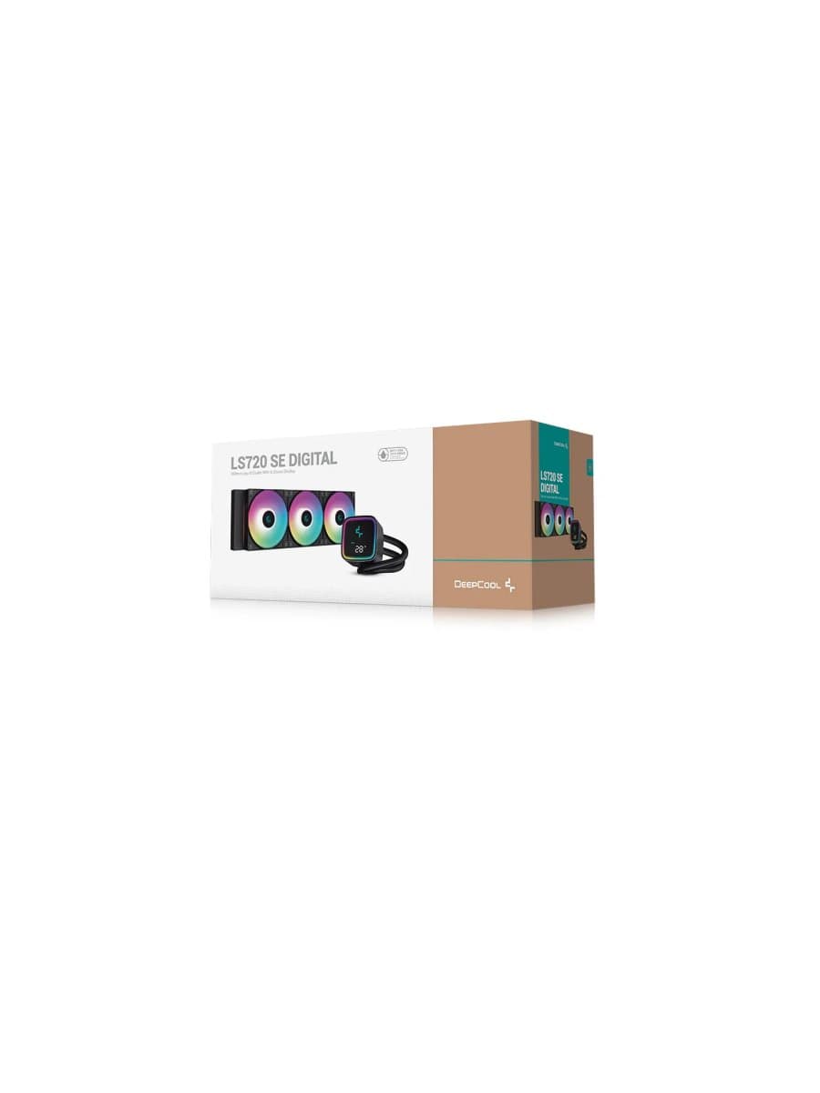 Система жидкого охлаждения DeepCool LS720 SE DIGITAL Black 3x120mm Fan A-RGB LED LGA1700/1200/115X AMD AM4/AM5