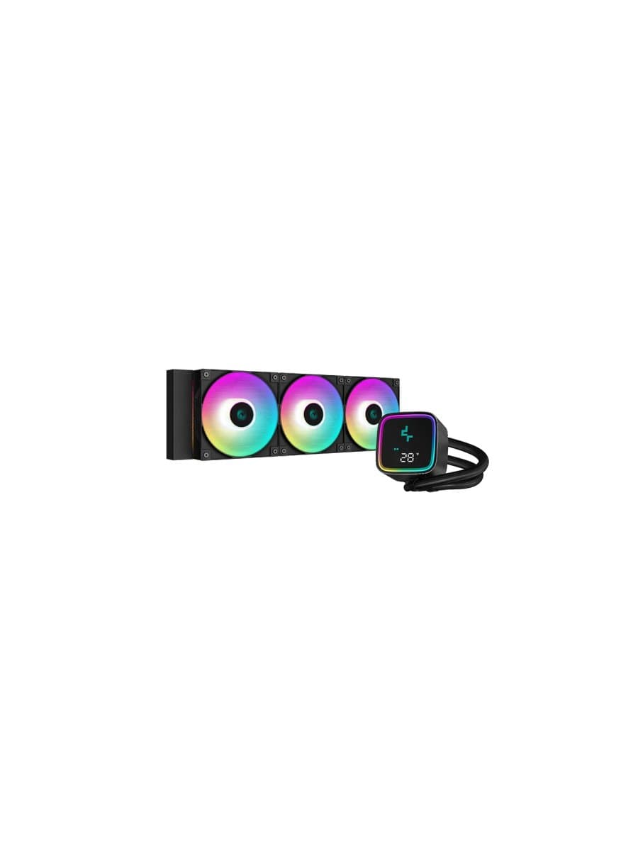 Система жидкого охлаждения DeepCool LS720 SE DIGITAL Black 3x120mm Fan A-RGB LED LGA1700/1200/115X AMD AM4/AM5