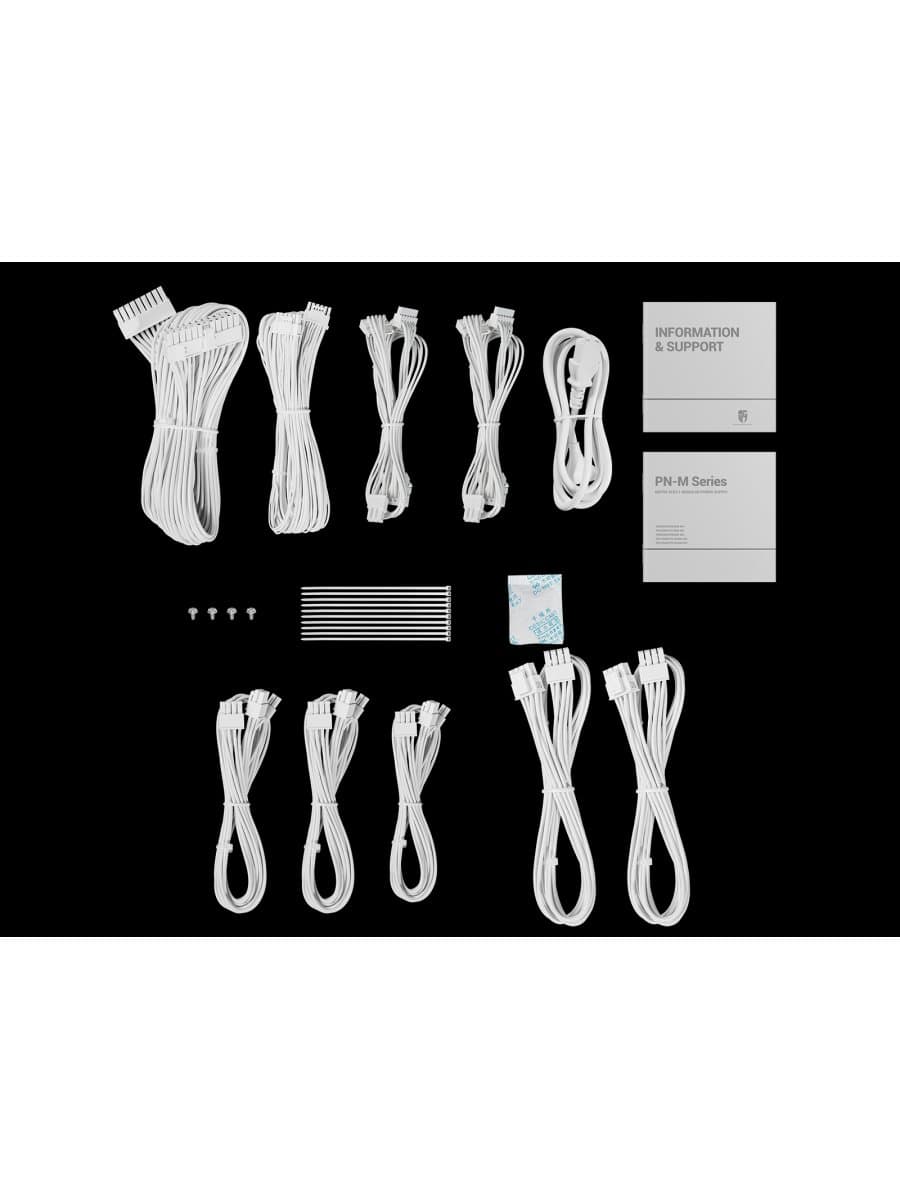 Блок питания DeepCool PN750M-WH (750W) 80 Plus Gold 24Pin, CPU(4+4)Pin x2, SATA x3*2, PCI-E(6+2)Pin x2, ATX12V 3.0 White