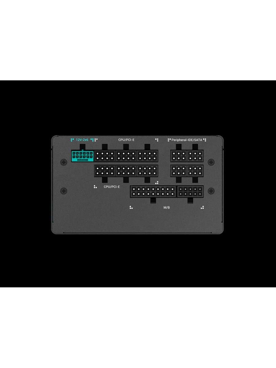 Блок питания DeepCool GamerStorm PQ1000G (1000W) 80 Plus Gold 24Pin, CPU(4+4)Pin x2, SATA x3*2, PCI-E(6+2)Pin x2, ATX12V 3.1 Black