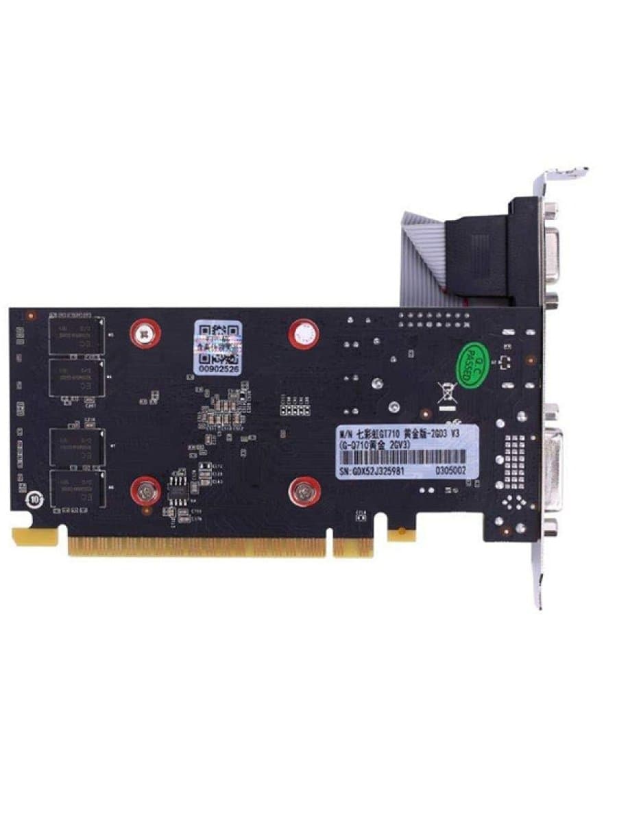 Видеокарта COLORFUL GeForce GT 710 2GB DDR3 DVI+HDMI+VGA (GT710-2GD3-V)