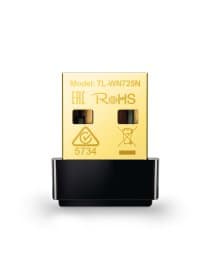 Беспроводной USB-адаптер TP-LINK TL-WN725N(RU), Nano, Wi-Fi 150 Мбит/с