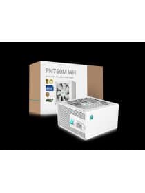 Блок питания DeepCool PN750M-WH (750W) 80 Plus Gold 24Pin, CPU(4+4)Pin x2, SATA x3*2, PCI-E(6+2)Pin x2, ATX12V 3.0 White
