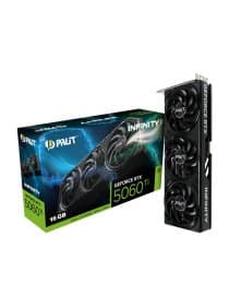 Видеокарта PALIT GeForce RTX 5060Ti INFINITY 3 16GB GDDR7 128bit 2xFan 3DP+HDMI (NE7506T019T1-GB2061S)