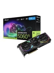 Видеокарта PNY GeForce RTX 5060Ti ARGB Tripple Fan OC 16GB GDDR7 128bit 2xFan 3DP+HDMI (VCG5060T16TFXXPB1-O)