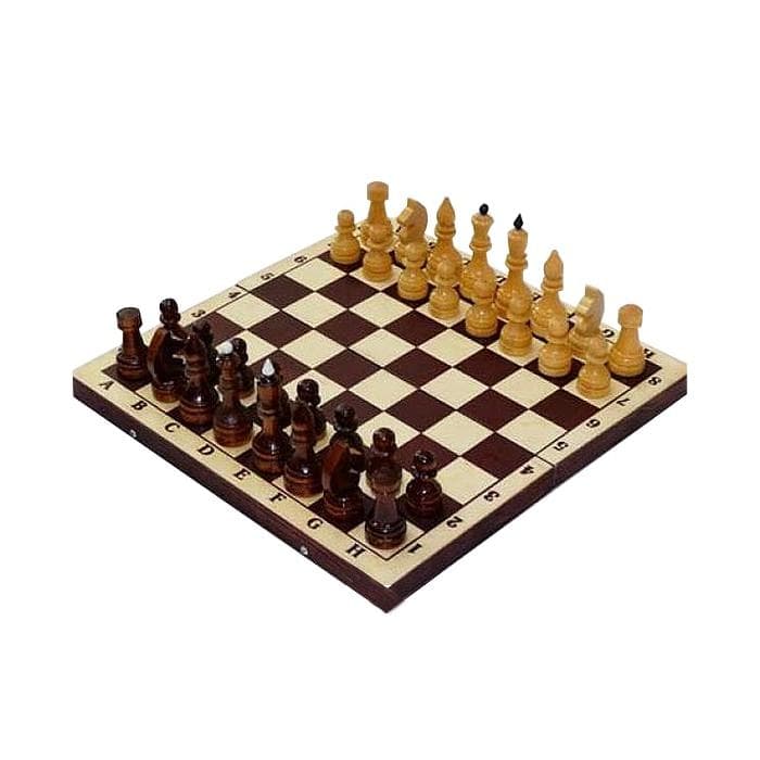 Шахматы турнирные лак с темной доской 400*200*55 (Е-7)