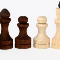 Шахматы обиходные парафинированные с доской 290*145*38 (P-4)