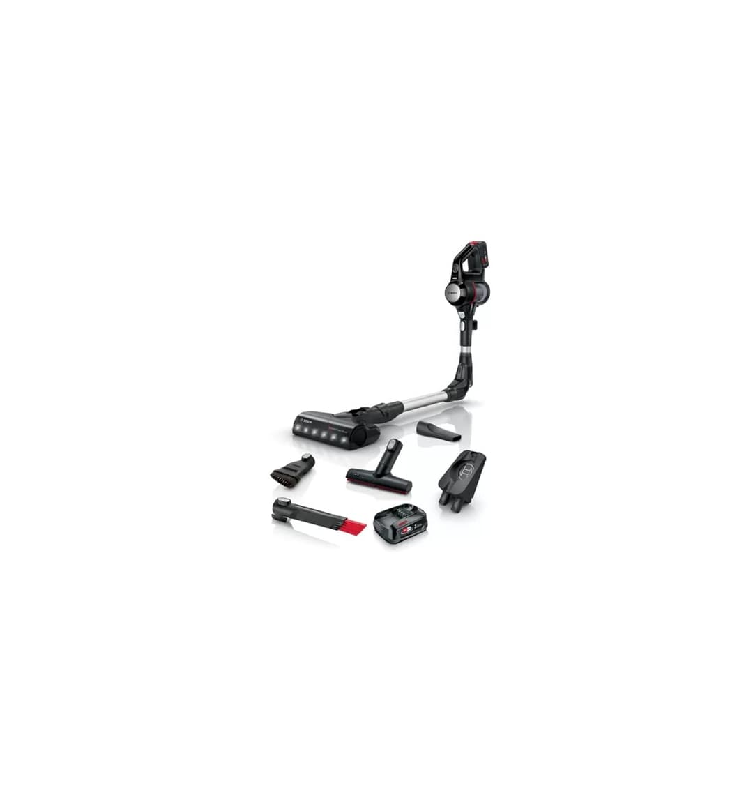Аккумуляторный пылесос Bosch BCS712XXL, Unlimited 7, до 40 мин, 2 аккумулятора, чёрный