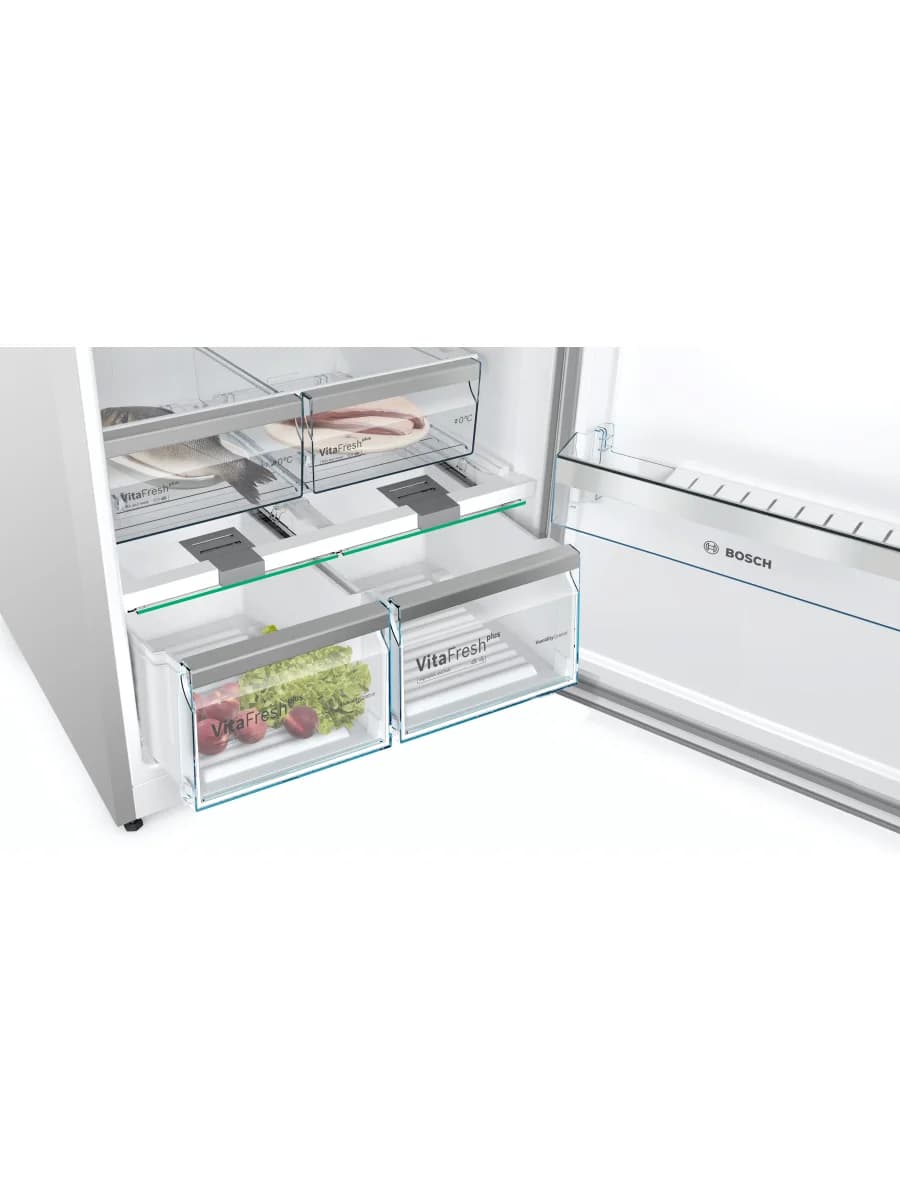 Холодильник Bosch KDD86AI304, 641 л, Total No Frost, верхняя морозильная камера, нержавеющая сталь