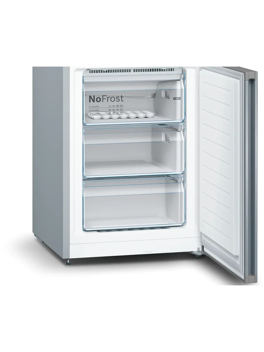Холодильник Bosch KGN39XI30U, 366 л, Total No Frost, 203 см, нержавеющая сталь