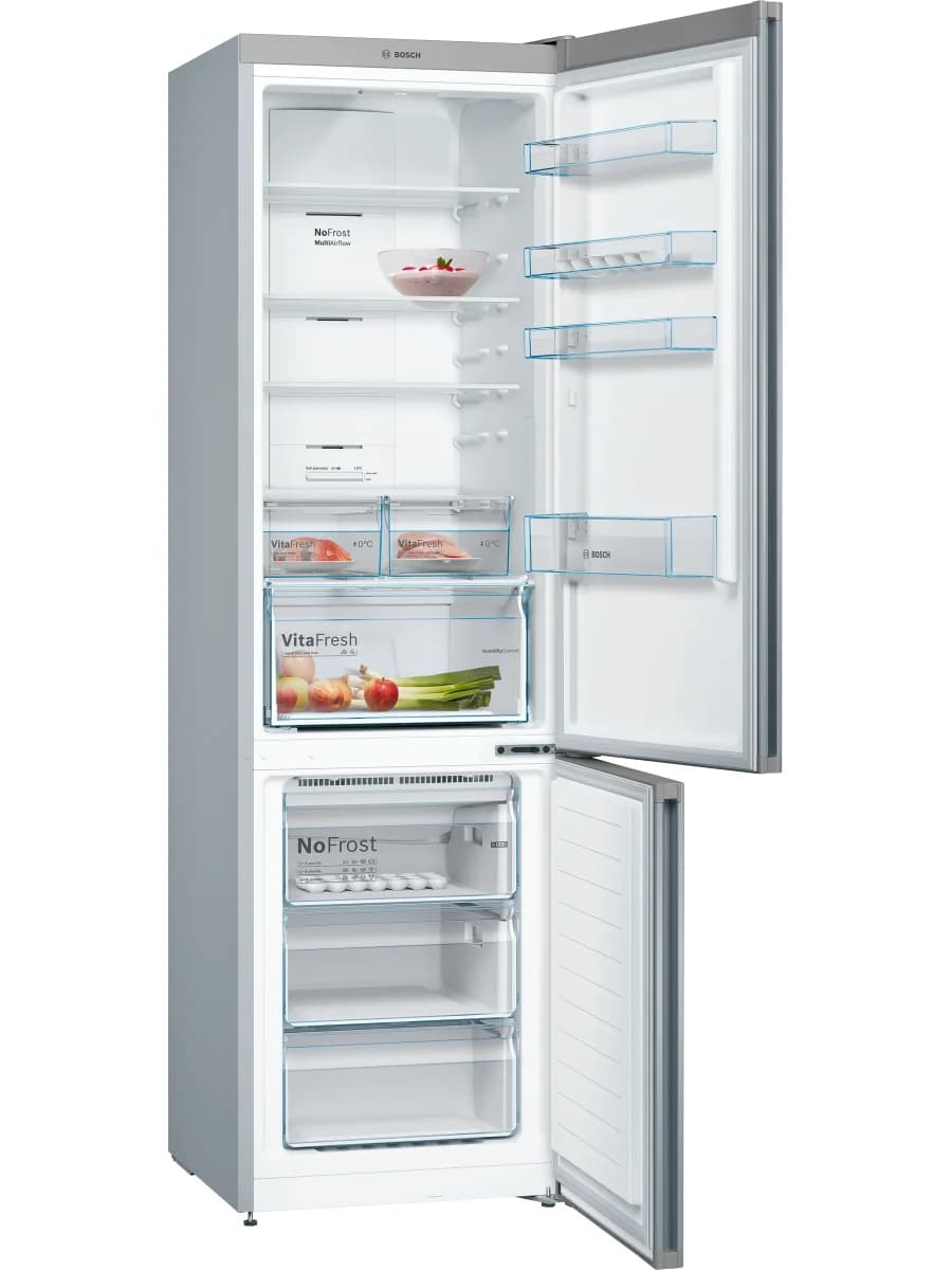 Холодильник Bosch KGN39XI30U, 366 л, Total No Frost, 203 см, нержавеющая сталь