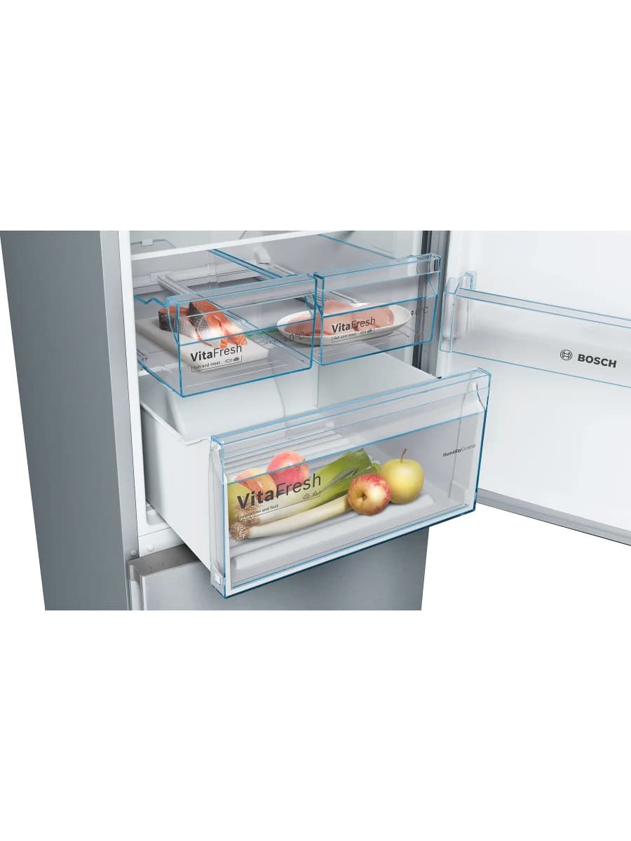 Холодильник Bosch KGN39XI30U, 366 л, Total No Frost, 203 см, нержавеющая сталь