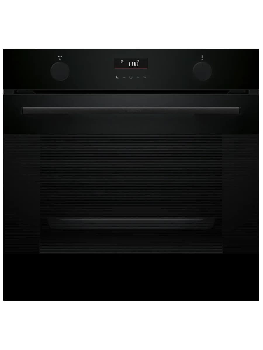 Встраиваемый духовой шкаф Bosch HUA736EA0T, 76 л, добавление пара, AirFry, чёрный