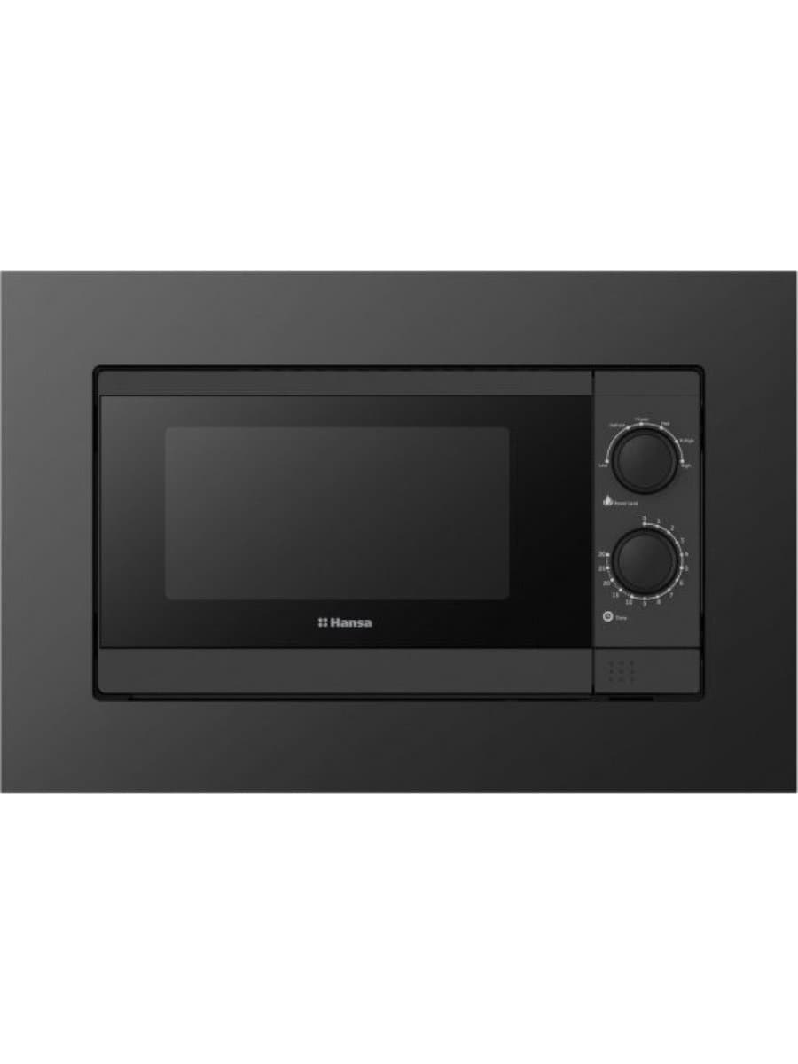 Микроволновая печь встраиваемая Hansa AMGB20M1BH, чёрная